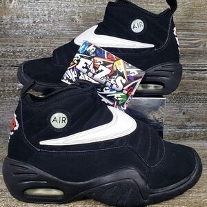 Nike Air Shake Ndestrukt  AA2888-001 Dennis Rodman Black White Youth Size 6Y